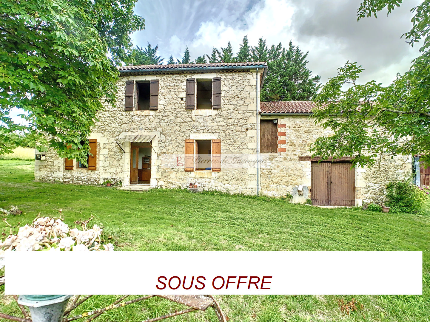 SECTEUR FLEURANCE – JOLIE GASCONNNE A RENOVER SUR 6000 M2 DE JARDIN